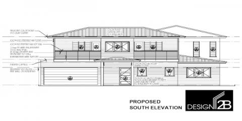 Front Elevation in Clayfield Brisbane by Building Designer Design 2B